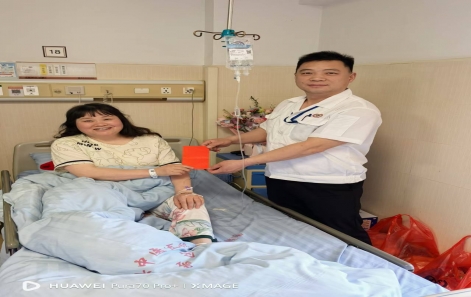 【員工關懷】嘉善譽豐工會看望慰問生病住院員工